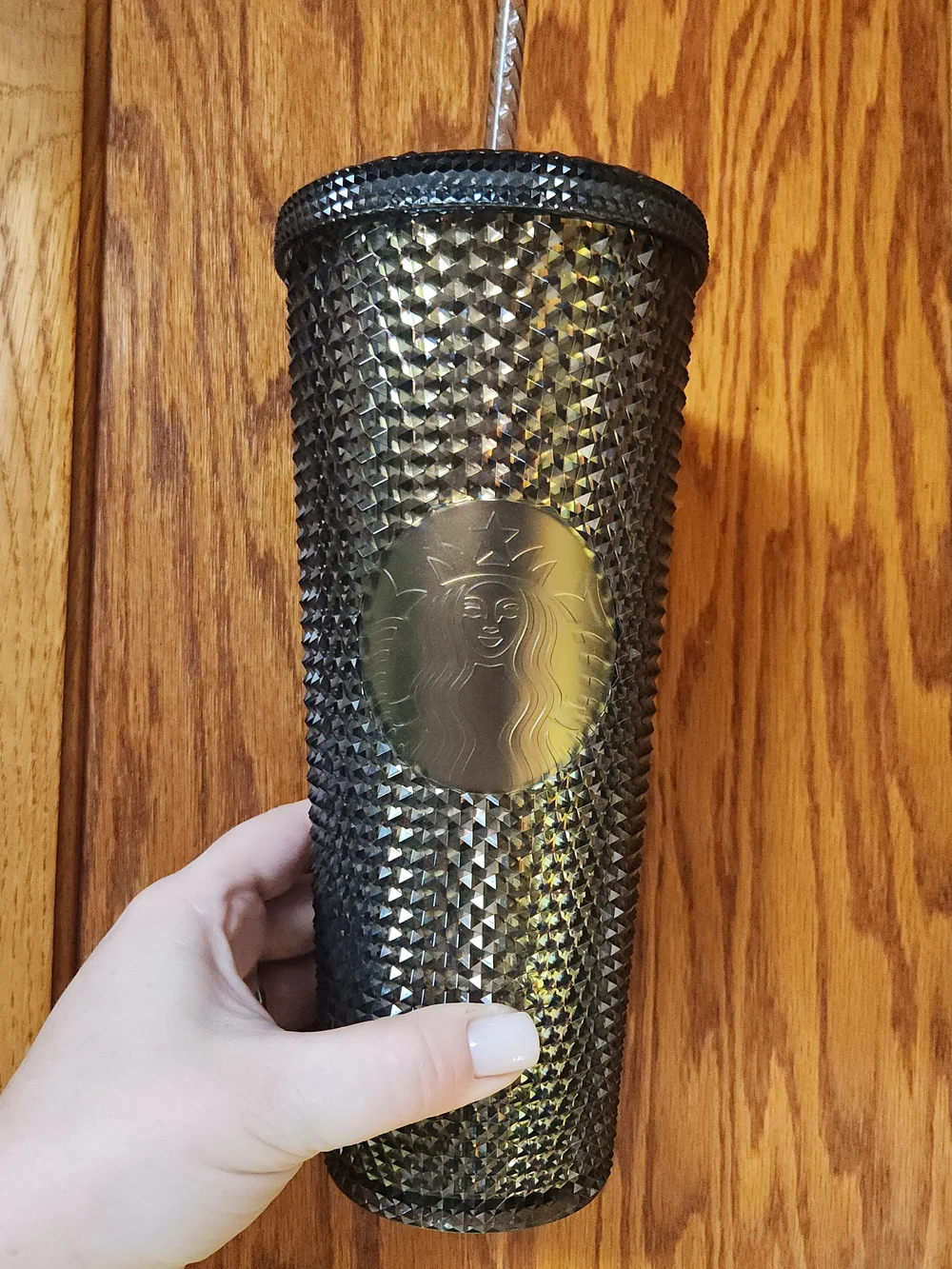 Starbucks textured studded